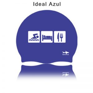Gorra Natación Escualo IDEAL Azul