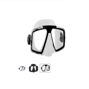Visor Escualo M02, Negro y Azul