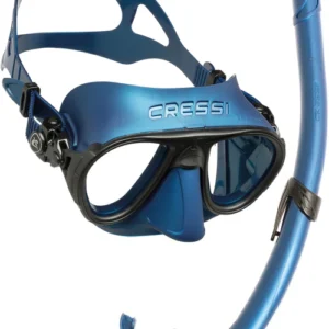 Combo Calibro Cressi (Visor y Snorkel) Azul