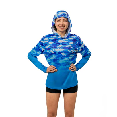 Rashguard, Escualo, Pesca Azul, Dama y Caballero - Image 2
