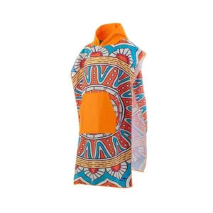 Poncho Escualo, Microfibra, Mandala, Mediana
