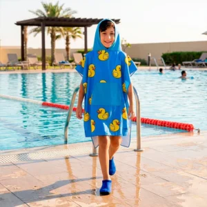 Poncho Escualo, Microfibra, Patitos, Mediana