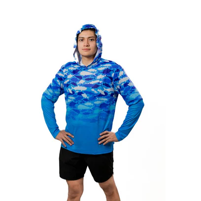 Rashguard, Escualo, Pesca Azul, Dama y Caballero - Image 3