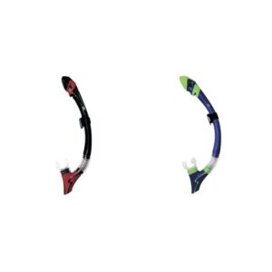 Snorkel Escualo, S88 Dry Top, Negro y azul